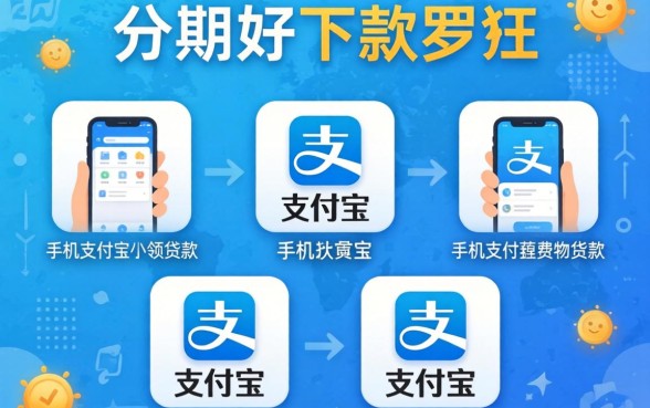 什么分期好下款，罗列五个手机支付宝小额贷款的app