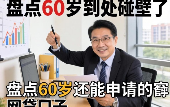 别再到处碰壁了，盘点60岁还能申请的网贷口子