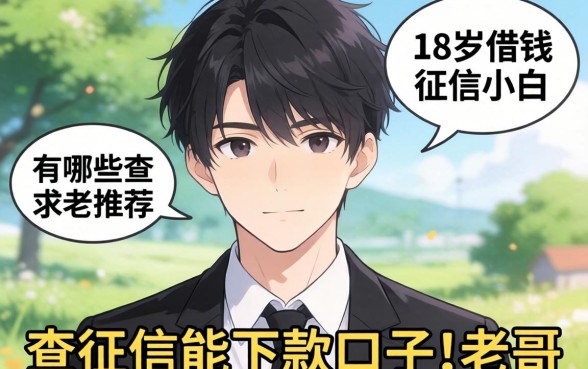 刚满18岁想借钱但是征信小白，有哪些不查征信能下款的口子？求老哥推荐！
