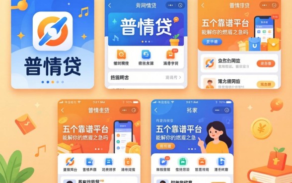 像晋情贷一样的网贷软件有哪些？这五个靠谱平台能解你的燃眉之急吗？