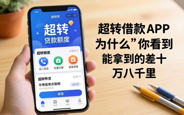 周转借款app的贷款额度，为什么你看到的和能拿到的差十万八千里？