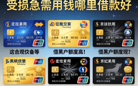 信用受损急需用钱哪里借款好借黑户额度高?这五个平台或许能解燃眉之急