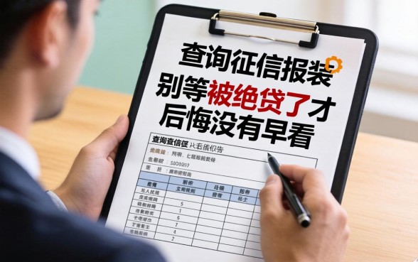 个人网上查询征信报告，别等被拒贷了才后悔没早看