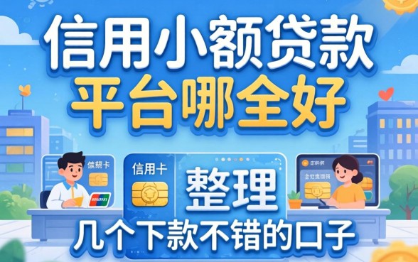 信用小额贷款平台哪个好？整理了几个下款不错的口子