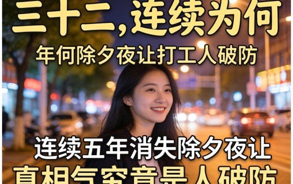 2026年有没有年三十？为何连续五年消失的除夕夜让打工人破防，真相究竟是什么？