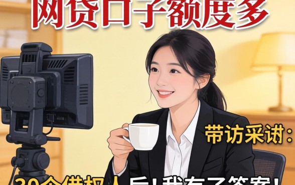 哪一个网贷口子额度多？采访了30个借款人后我有了答案