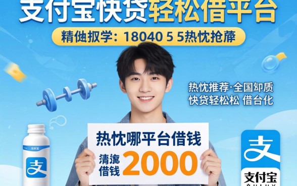 18岁可以在哪个平台借钱2000，热忱推荐五个支付宝快贷轻松借平台