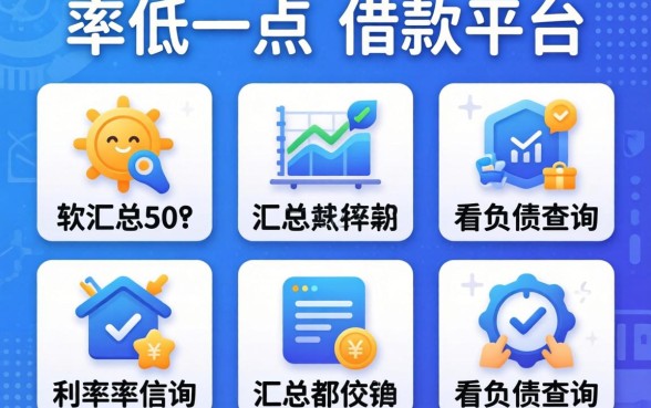 利率低一点的借款平台，汇总5个不看负债查询的软件