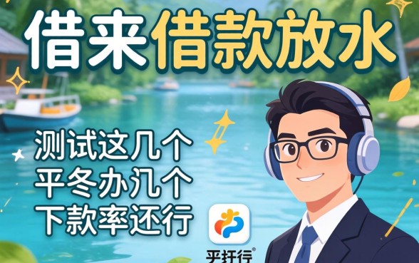 2026哪个平台借款放水?实测这几个下款率还行