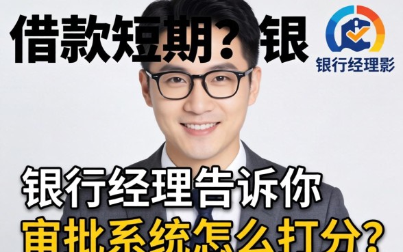 什么上借款短期的？银行经理告诉你审批系统怎么打分