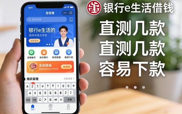 像工银e生活的借钱软件：实测几款容易下款的平台