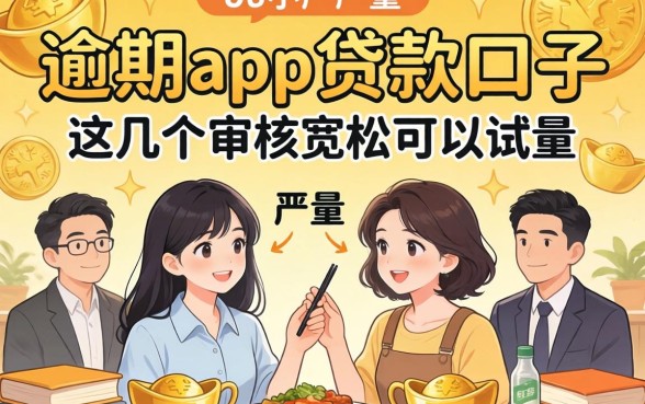 严重逾期app贷款口子2026:这几个审核宽松的可以试
