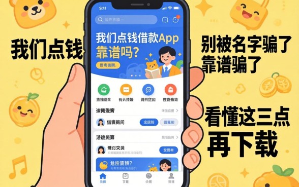 借我点钱借款app靠谱吗？别被名字骗了，看懂这三点再下载