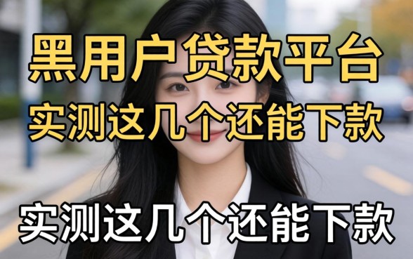 2026年双黑用户可以贷款的平台：实测这几个还能下款