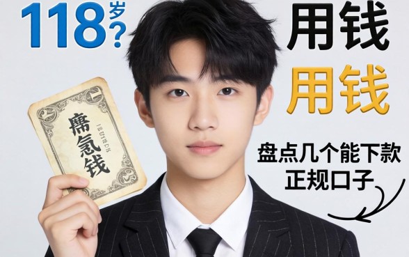 刚满18岁急需用钱?盘点几个能下款的正规口子
