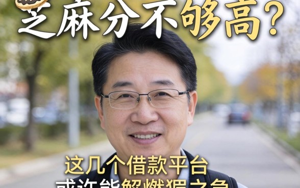 53岁芝麻分不够高？这几个借款平台或许能解燃眉之急