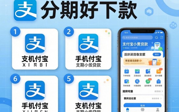 什么分期好下款，罗列五个手机支付宝小额贷款的app