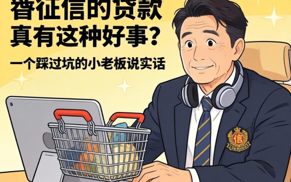 不上征信的贷款真有这种好事？一个踩过坑的小老板说实话