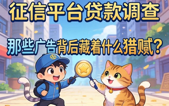 不看征信平台贷款调查：那些广告背后藏着什么猫腻？