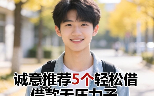 十八岁能借款的平台，诚意推荐5个轻松借款无压力口子