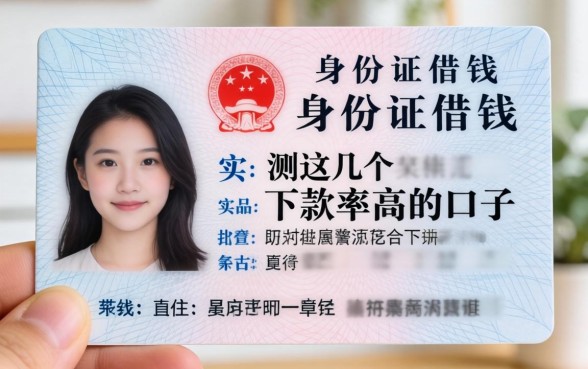 只需输身份证借钱?实测这几个下款率高的口子