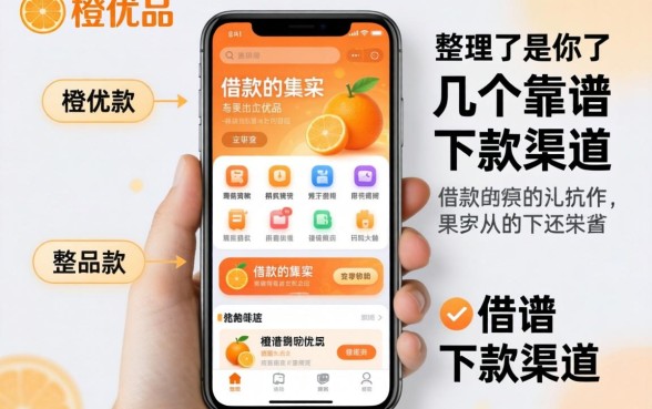 像新橙优品一样的借款软件：整理了几个靠谱的下款渠道