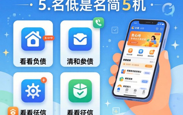 不需要实名的手机，归纳5个不看负债和征信的app