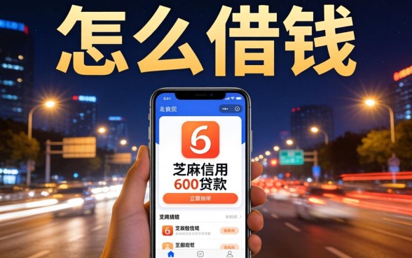 半夜怎么借钱,概括五个芝麻信用600贷款软件