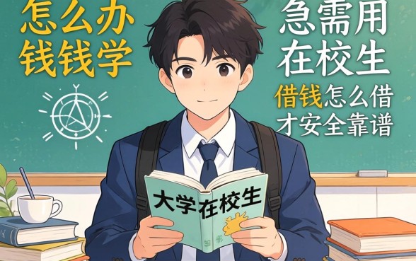 大学生急需用钱怎么办？大学在校生借钱怎么借才安全靠谱？这篇避坑指南请收好