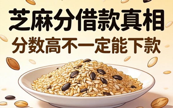 2026年芝麻分借款真相:分数高不一定能下款