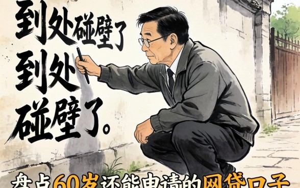 别再到处碰壁了，盘点60岁还能申请的网贷口子