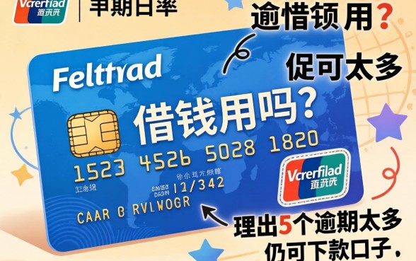 信用卡可以借钱用吗-，理出5个逾期太多仍可下款的口子
