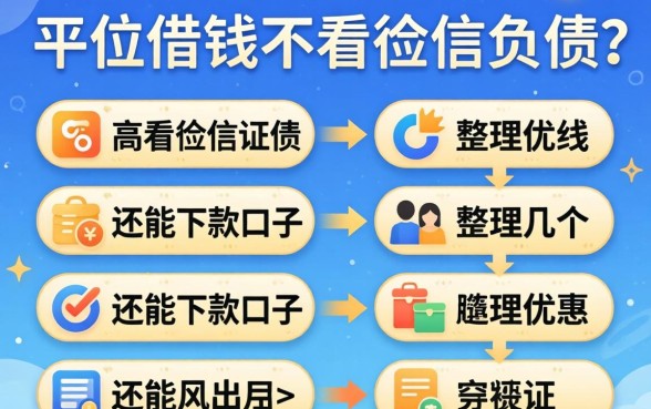 2026哪个平台借钱不看征信负债？整理几个还能下款的口子