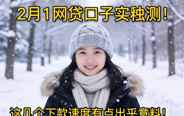 2026 2月网贷口子实测：这几个下款速度有点出乎意料