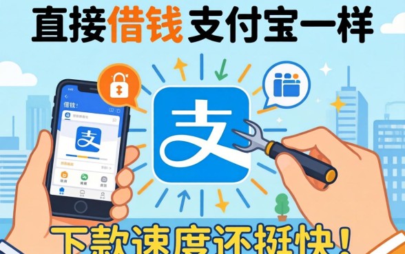 发现几个能直接借钱的和支付宝一样，下款速度还挺快