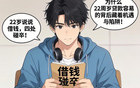 刚满22周岁想借钱却四处碰壁？为什么说22周岁贷款容易的背后藏着机遇与陷阱？