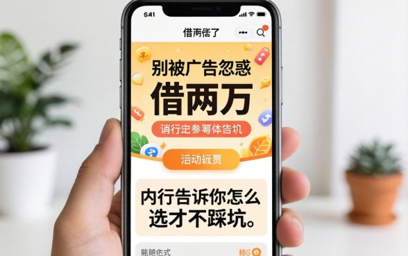 哪个app可以借两万？别被广告忽悠，内行告诉你怎么选才不踩坑