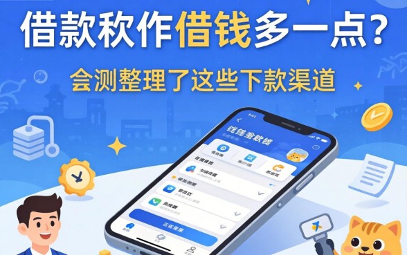 什么借款软件借钱多一点？实测整理了这些下款渠道