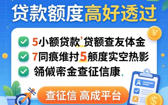 哪个贷款额度高好通过，归纳5个小额贷款不查征信的平台