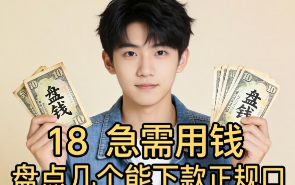 刚满18岁急需用钱?盘点几个能下款的正规口子