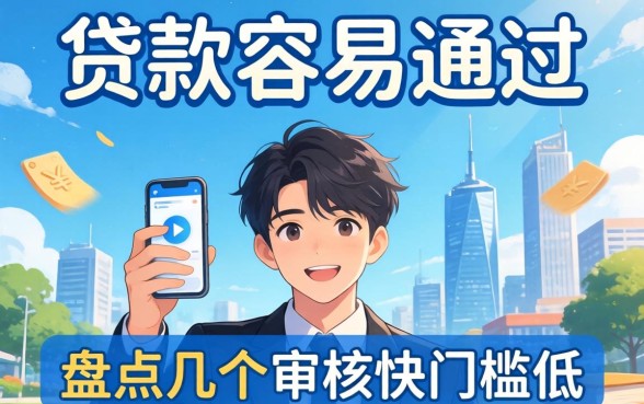 大学生贷款容易通过的有哪些？盘点几个审核快门槛低的平台
