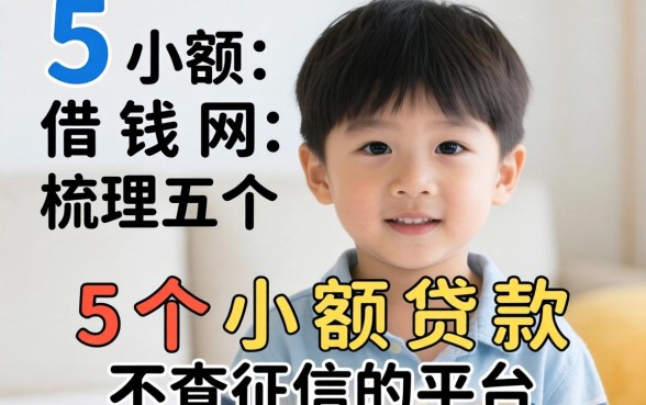 15岁小额借钱网,梳理五个小额贷款不查征信的平台