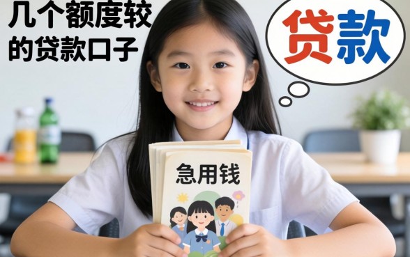 大学生急用钱？分享几个额度较大的贷款口子