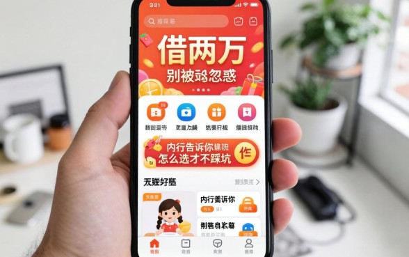 哪个app可以借两万？别被广告忽悠，内行告诉你怎么选才不踩坑