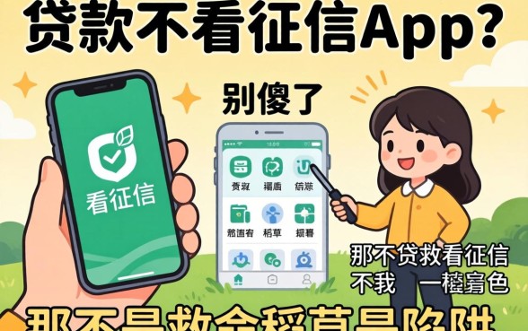个人贷款不看征信的app？别傻了，那不是救命稻草是陷阱