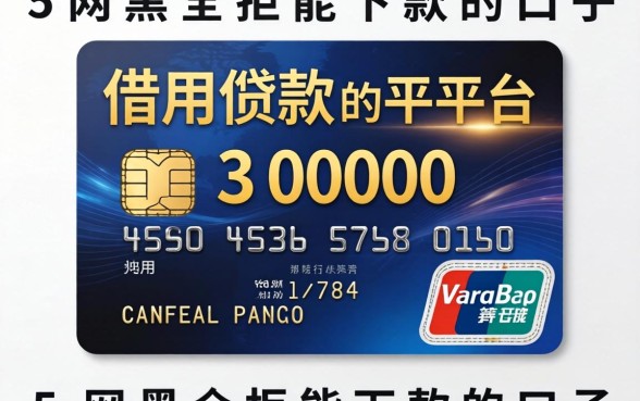 信用卡借款3000的平台，概括五个网黑全拒能下款的口子