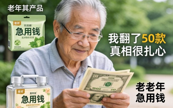 70岁老人急用钱？我翻了50款产品，真相很扎心