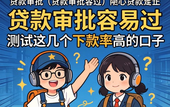 哪个贷款审批容易过?实测这几个下款率高的口子