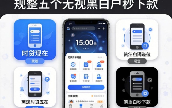 哪个网贷现在，规整五个无视黑白户秒下款app