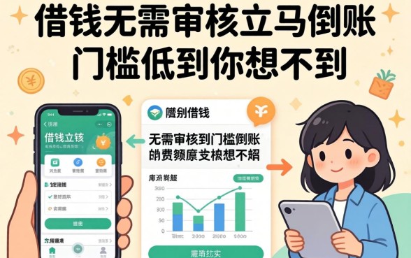 分享几个借钱无需审核立马到账的平台,门槛低到你想不到